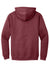 Gildan 18500 Mens Pill Resistant Hooded Sweatshirt Hoodie w/ Pouch Pocket Heather Dark Maroon Flat Back