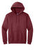 Gildan 18500 Mens Pill Resistant Hooded Sweatshirt Hoodie w/ Pouch Pocket Heather Dark Maroon Flat Front
