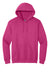 Gildan 18500 Mens Pill Resistant Hooded Sweatshirt Hoodie w/ Pouch Pocket Heliconia Pink Flat Front