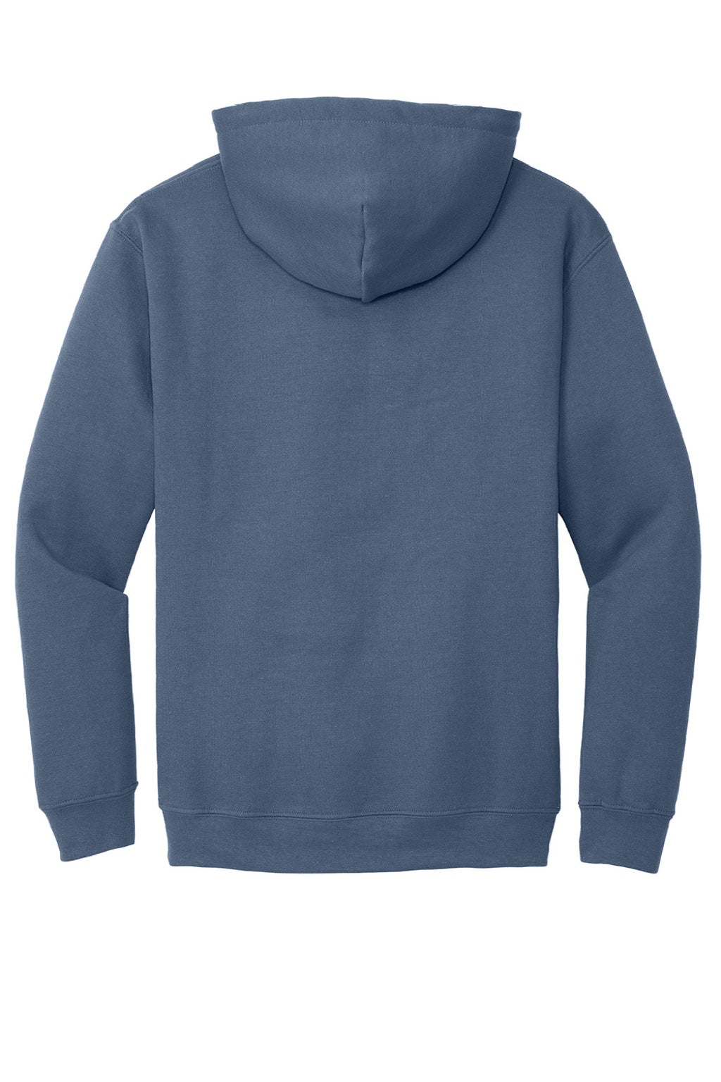 Gildan 18500 Mens Pill Resistant Hooded Sweatshirt Hoodie w/ Pouch Pocket Indigo Blue Flat Back