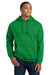Gildan 18500 Mens Pill Resistant Hooded Sweatshirt Hoodie w/ Pouch Pocket Irish Green Model Front