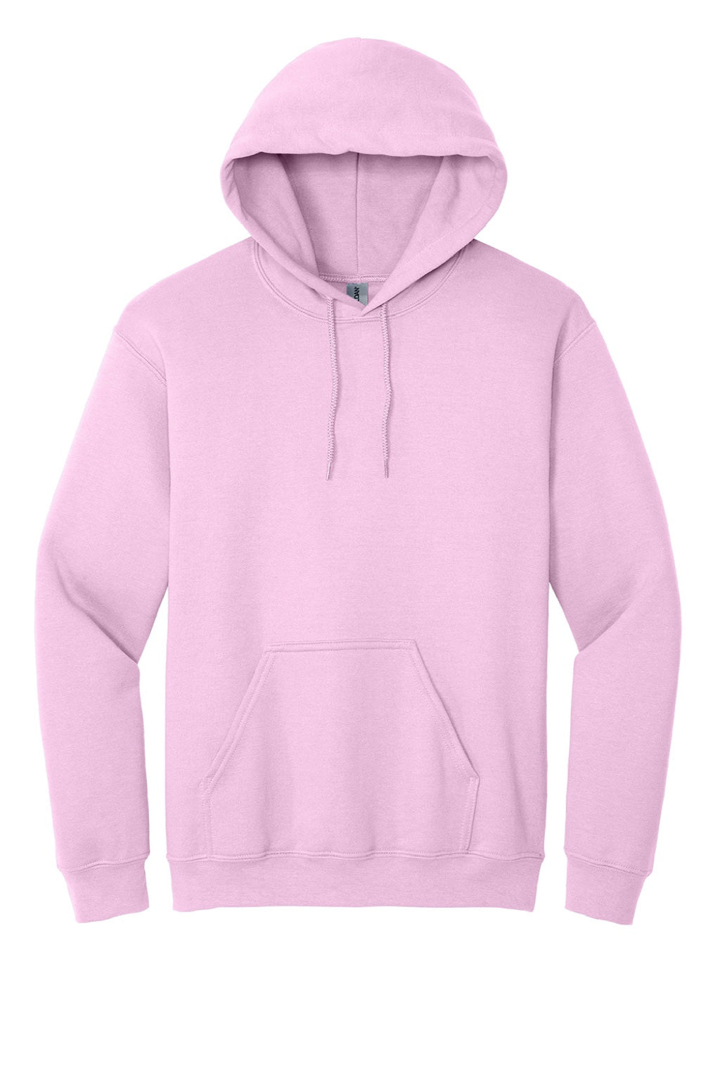 Gildan 18500 Mens Pill Resistant Hooded Sweatshirt Hoodie w/ Pouch Pocket Light Pink Flat Front