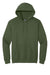Gildan 18500 Mens Pill Resistant Hooded Sweatshirt Hoodie w/ Pouch Pocket Military Green Flat Front