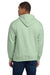 Gildan 18500 Mens Pill Resistant Hooded Sweatshirt Hoodie w/ Pouch Pocket Mint Green Model Back
