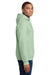Gildan 18500 Mens Pill Resistant Hooded Sweatshirt Hoodie w/ Pouch Pocket Mint Green Model Side