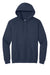 Gildan 18500 Mens Pill Resistant Hooded Sweatshirt Hoodie w/ Pouch Pocket Navy Blue Flat Front