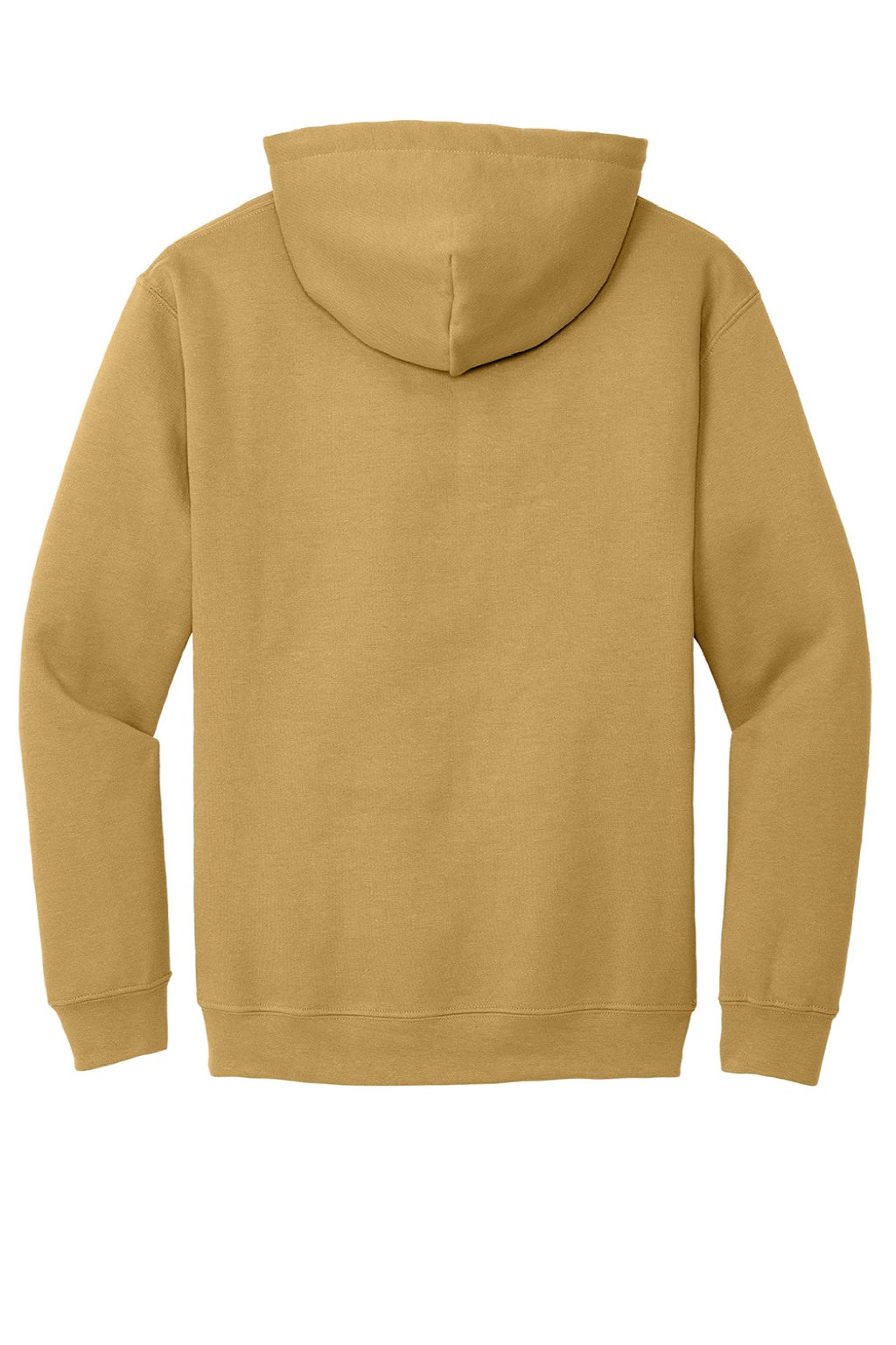 Gildan 18500 Mens Pill Resistant Hooded Sweatshirt Hoodie w/ Pouch Pocket Old Gold Flat Back