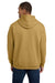Gildan 18500 Mens Pill Resistant Hooded Sweatshirt Hoodie w/ Pouch Pocket Old Gold Model Back