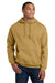 Gildan 18500 Mens Pill Resistant Hooded Sweatshirt Hoodie w/ Pouch Pocket Old Gold Model Front