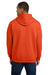 Gildan 18500 Mens Pill Resistant Hooded Sweatshirt Hoodie w/ Pouch Pocket Orange Model Back