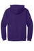 Gildan 18500 Mens Pill Resistant Hooded Sweatshirt Hoodie w/ Pouch Pocket Purple Flat Back