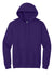 Gildan 18500 Mens Pill Resistant Hooded Sweatshirt Hoodie w/ Pouch Pocket Purple Flat Front