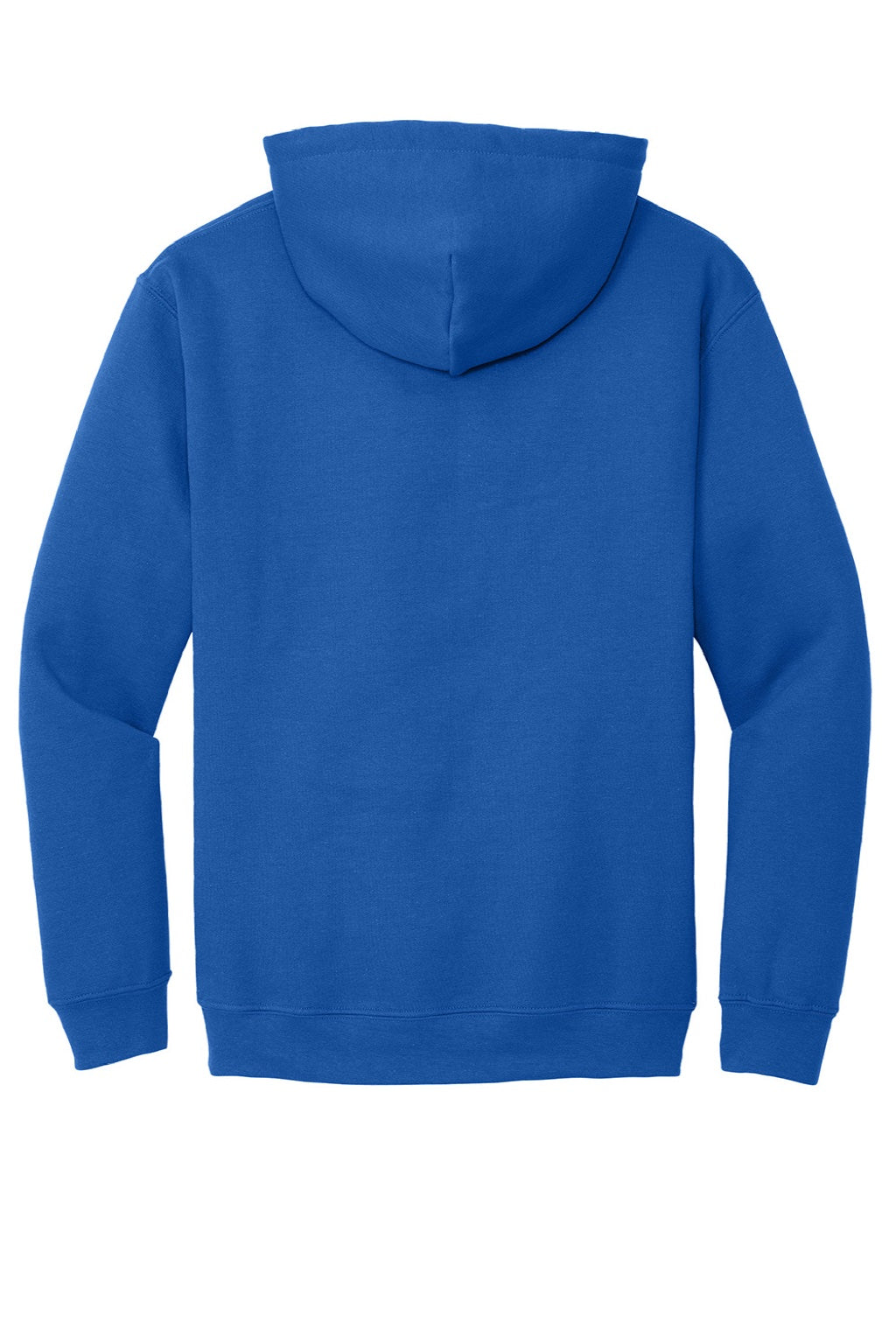 Gildan 18500 Mens Pill Resistant Hooded Sweatshirt Hoodie w/ Pouch Pocket Royal Blue Flat Back