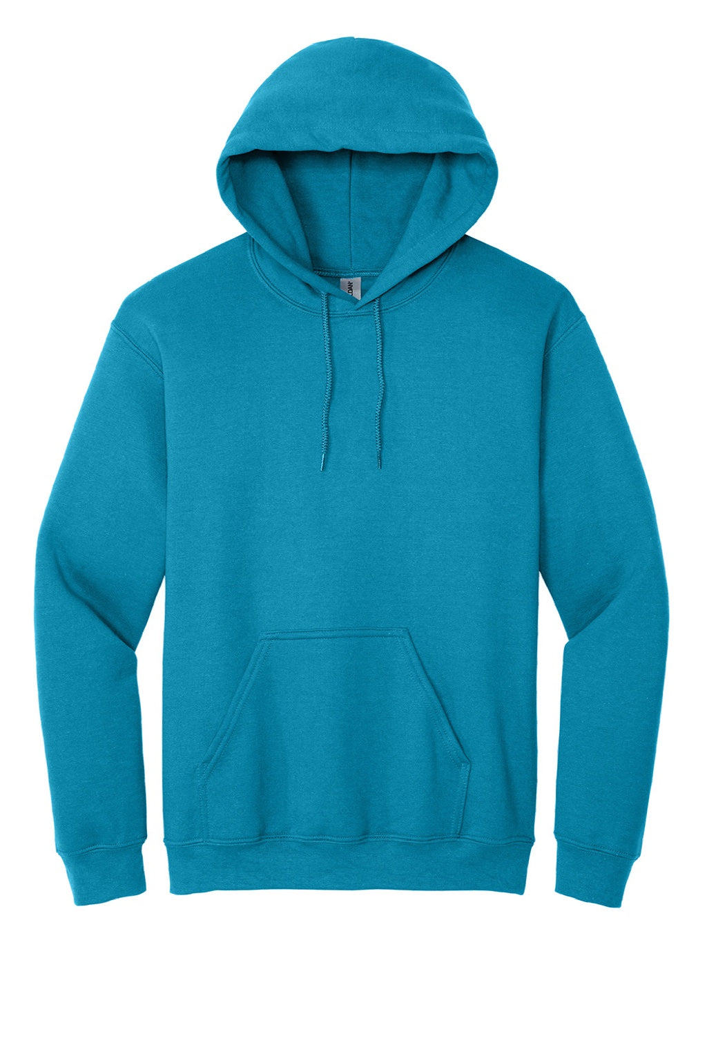 Gildan 18500 Mens Pill Resistant Hooded Sweatshirt Hoodie w/ Pouch Pocket Sapphire Blue Flat Front