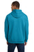 Gildan 18500 Mens Pill Resistant Hooded Sweatshirt Hoodie w/ Pouch Pocket Sapphire Blue Model Back