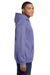 Gildan 18500 Mens Pill Resistant Hooded Sweatshirt Hoodie w/ Pouch Pocket Violet Purple Model Side