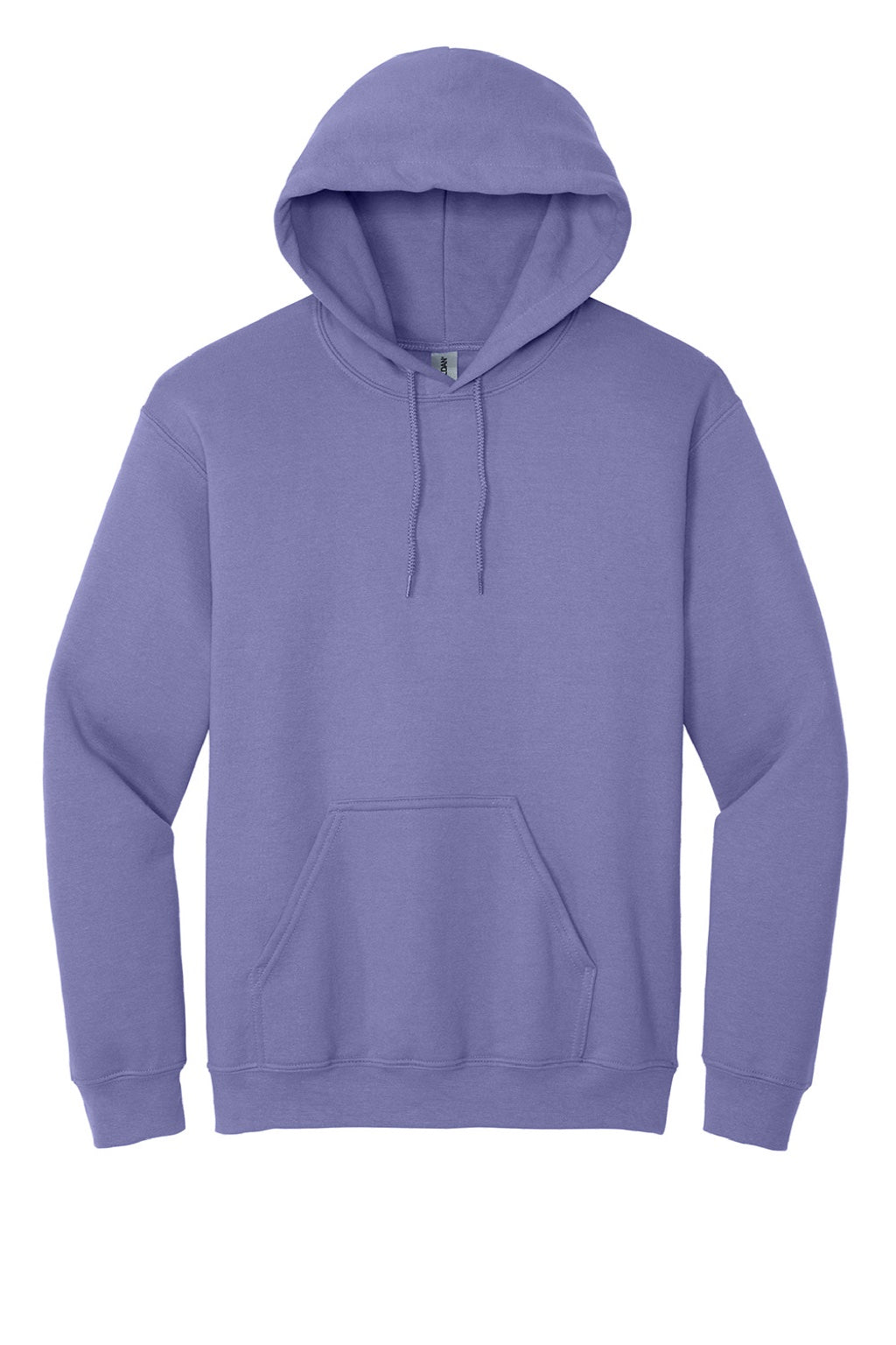 Gildan 18500 Mens Pill Resistant Hooded Sweatshirt Hoodie w/ Pouch Pocket Violet Purple Flat Front