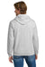 Gildan 18600 Mens Pill Resistant Full Zip Hooded Sweatshirt Hoodie w/ Pockets Ash Grey Model Back