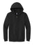 Gildan 18600 Mens Pill Resistant Full Zip Hooded Sweatshirt Hoodie w/ Pockets Black Flat Front
