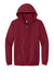 Gildan 18600 Mens Pill Resistant Full Zip Hooded Sweatshirt Hoodie w/ Pockets Cardinal Red Flat Front