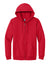 Gildan 18600 Mens Pill Resistant Full Zip Hooded Sweatshirt Hoodie w/ Pockets Red Flat Front