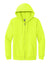 Gildan 18600 Mens Pill Resistant Full Zip Hooded Sweatshirt Hoodie w/ Pockets Safety Green Flat Front
