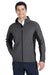 Spyder 187330 Mens Constant Full Zip Sweater Fleece Jacket Polar Grey/Black Model Front