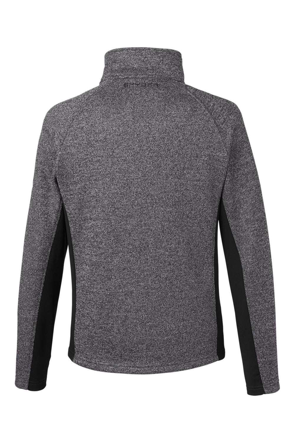 Spyder 187330 Mens Constant Full Zip Sweater Fleece Jacket Polar Grey/Black Flat Back