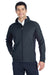 Spyder 187330 Mens Constant Full Zip Sweater Fleece Jacket Frontier Blue/Black Model Front
