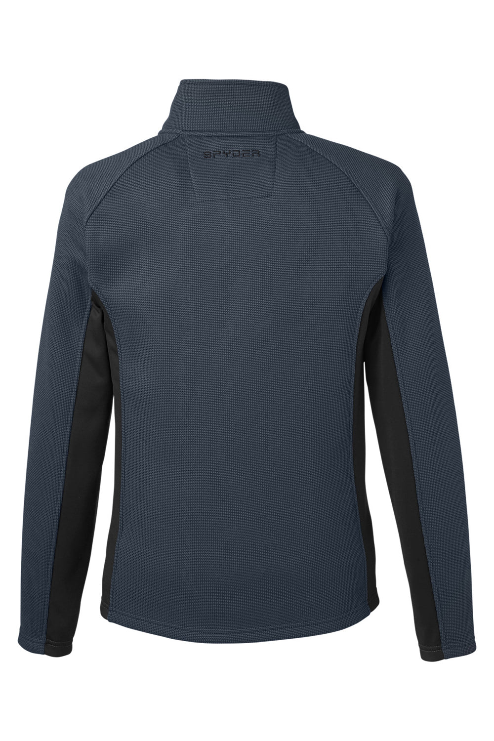Spyder 187330 Mens Constant Full Zip Sweater Fleece Jacket Frontier Blue/Black Flat Back