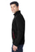 Spyder 187334 Mens Transport Full Zip Jacket Black/Red Model Side
