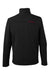 Spyder 187334 Mens Transport Full Zip Jacket Black/Red Flat Back