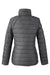 Spyder 187336 Womens Supreme Puffer Full Zip Jacket Polar Grey Flat Back