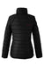Spyder 187336 Womens Supreme Puffer Full Zip Jacket Black Flat Back
