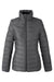 Spyder 187336 Womens Supreme Puffer Full Zip Jacket Polar Grey Flat Front