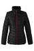 Spyder 187336 Womens Supreme Puffer Full Zip Jacket Black Flat Front
