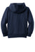 Hanes P470/P473 Youth EcoSmart Print Pro XP Pill Resistant Hooded Sweatshirt Hoodie w/ Pouch Pocket Navy Blue Flat Back