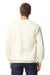 Gildan 19000 Mens Hammer Maxweight Crewneck Sweatshirt Off White Model Back