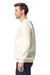 Gildan 19000 Mens Hammer Maxweight Crewneck Sweatshirt Off White Model Side
