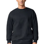 Gildan Mens Hammer Maxweight Crewneck Sweatshirt - Pitch Black - COMING SOON
