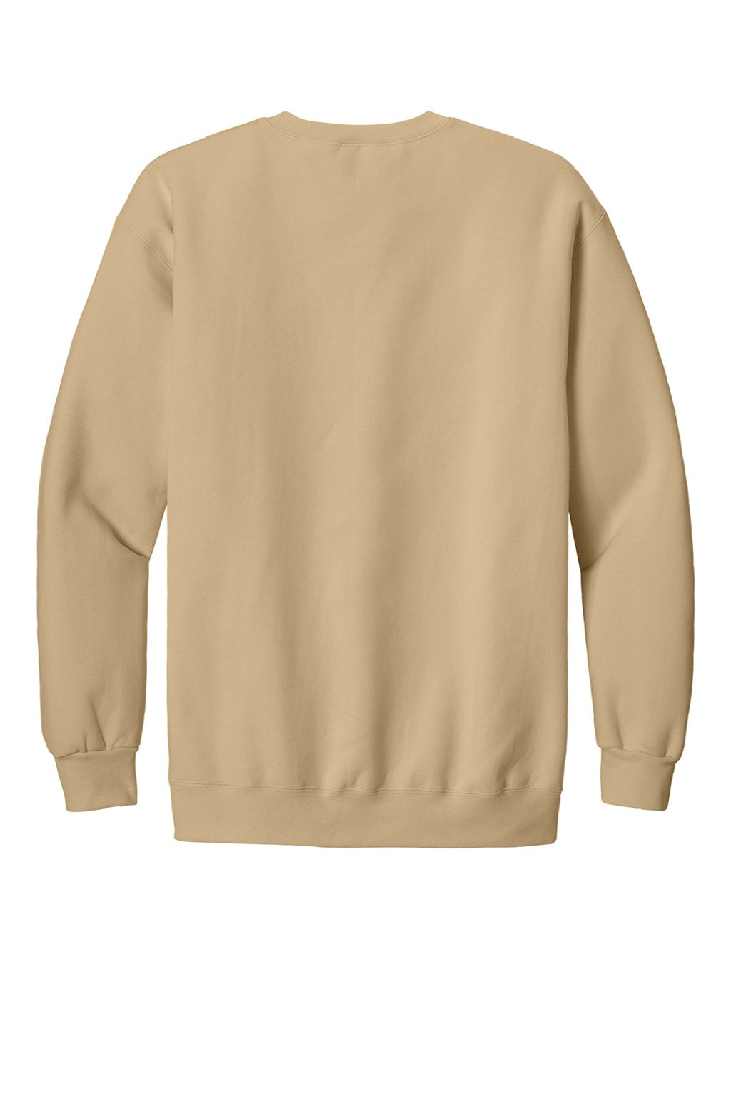 Gildan 19000 Mens Hammer Maxweight Crewneck Sweatshirt Tan Flat Back