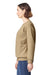 Gildan 19000 Mens Hammer Maxweight Crewneck Sweatshirt Tan Model Side