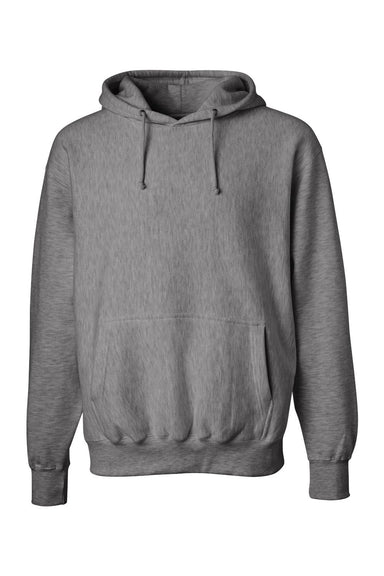 Weatherproof 7700 Mens Cross Weave Hooded Sweatshirt Hoodie Graphite Grey Flat Front