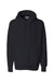 Weatherproof 7700 Mens Cross Weave Hooded Sweatshirt Hoodie w/ Pouch Pocket Navy Blue Flat Front