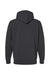Independent Trading Co. IND4000Z Mens Full Zip Hooded Sweatshirt Hoodie Heather Charcoal Grey Flat Back