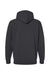Independent Trading Company IND4000Z Mens Full Zip Hooded Sweatshirt Hoodie w/ Pockets Heather Charcoal Grey Flat Back