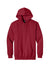 Gildan 19500 Mens Hammer Maxweight Hooded Sweatshirt Hoodie w/ Pouch Pocket Cherry Red Flat Front