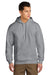 Gildan 19500 Mens Hammer Maxweight Hooded Sweatshirt Hoodie w/ Pouch Pocket Gravel Grey Model Front