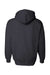 Independent Trading Co. IND4000 Mens Hooded Sweatshirt Hoodie Heather Charcoal Grey Flat Back