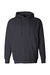 Independent Trading Company IND4000 Mens Hooded Sweatshirt Hoodie w/ Pouch Pocket Heather Charcoal Grey Flat Front